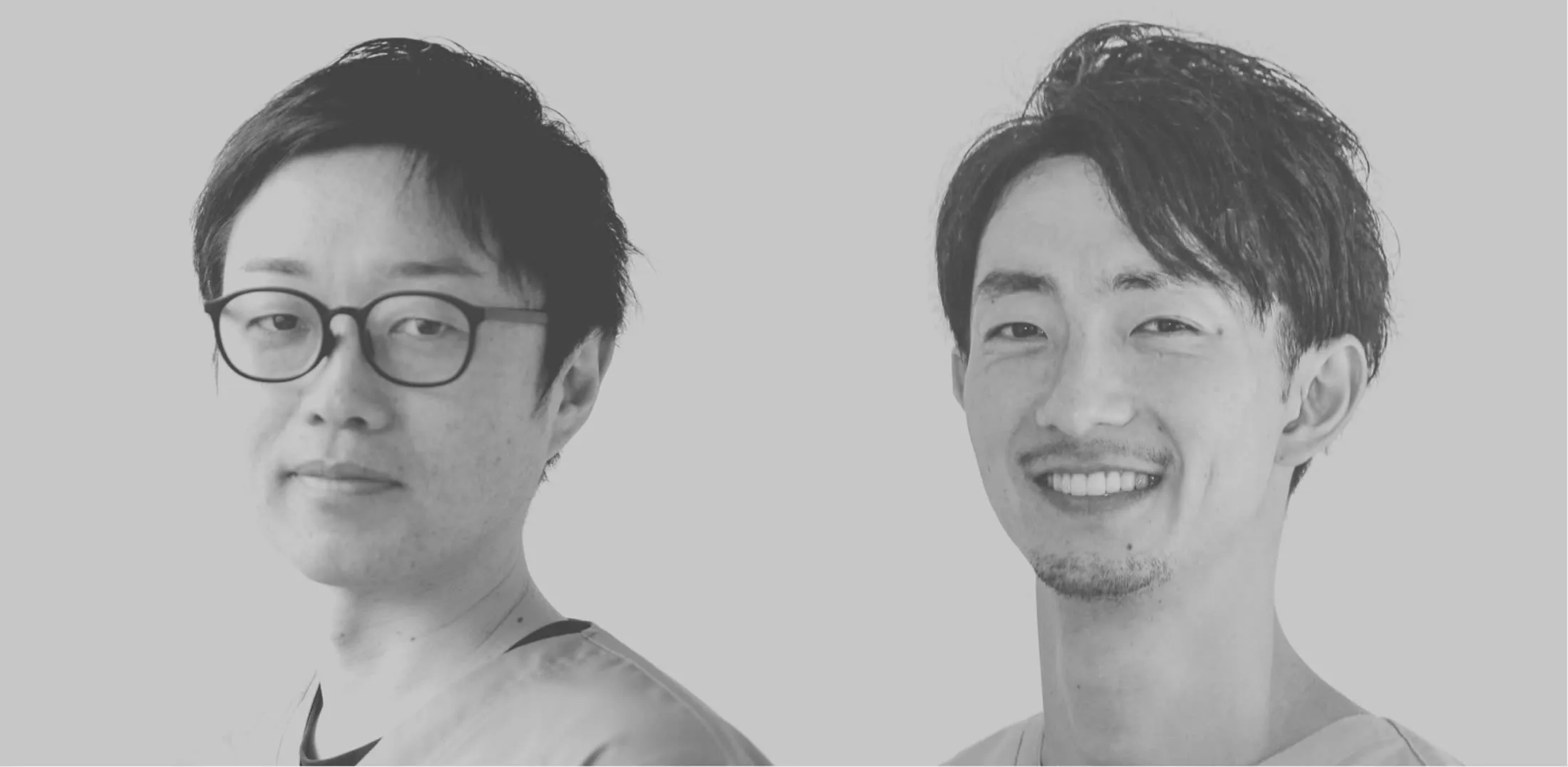 Hosts: Takao Minamidate (left) and Shuichiro Okano (right)